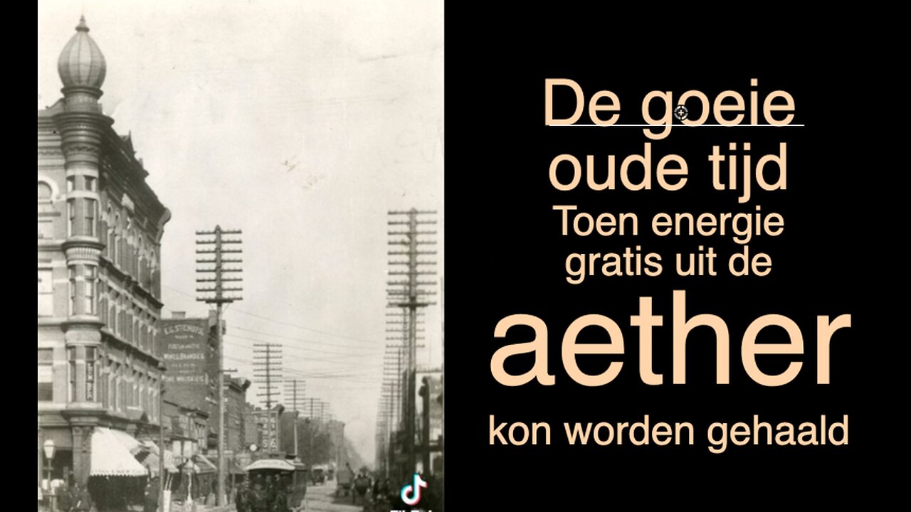 Het gebruik van aether, als gratis en niet vervuilende oplossing.... honderd jaar is het er al !