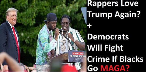 TRUMP Arrives In The BRONX with Drill Rappers, Liberals Pretend To Care About Their Alleged Crimes