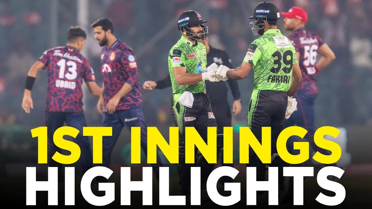 HBL PSL 9 | Match 01 | 1st Innings Highlights | Lahore Qalandars vs Islamabad United