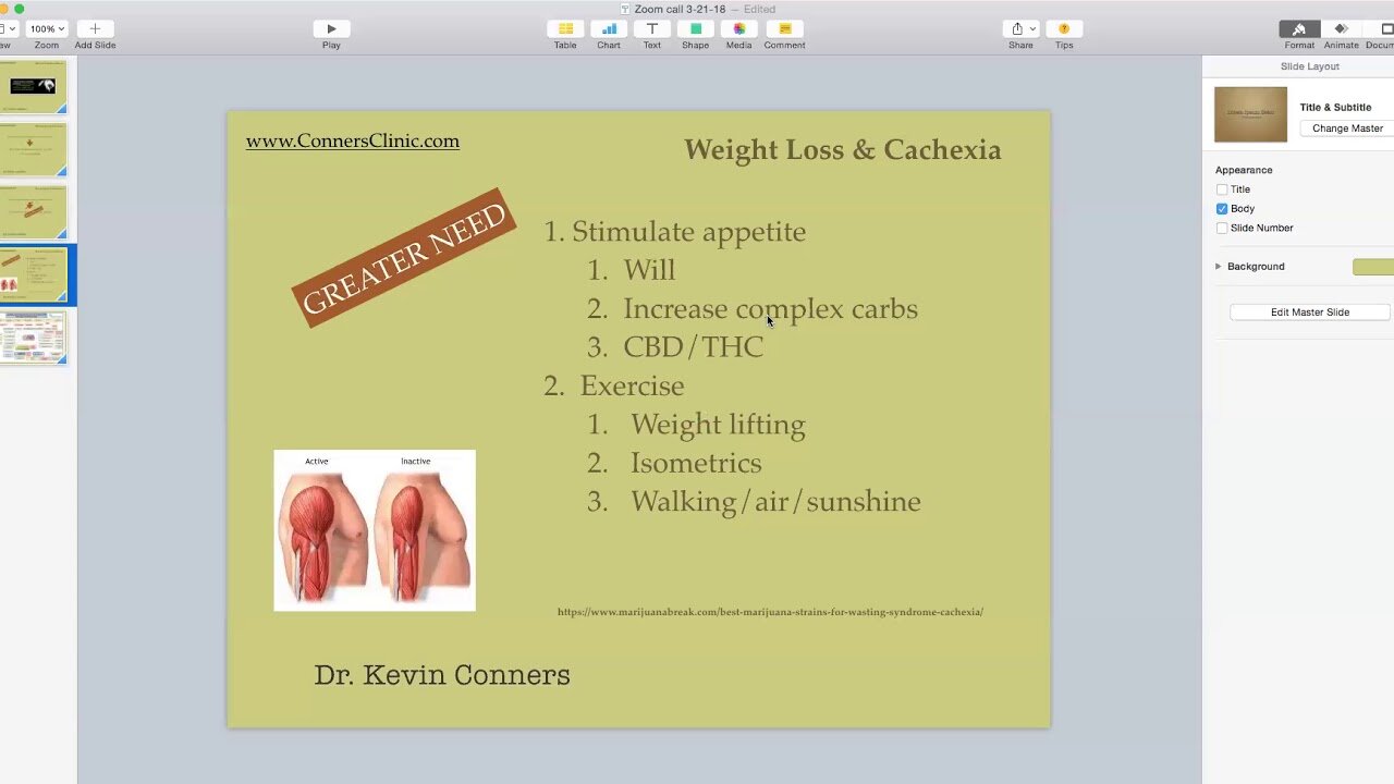 Cachexia and Cancer | Dr. Kevin Conners - Conners Clinic