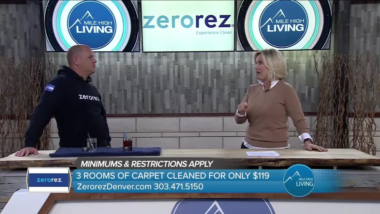 Zerorez // Clean Carpets and No Residue!