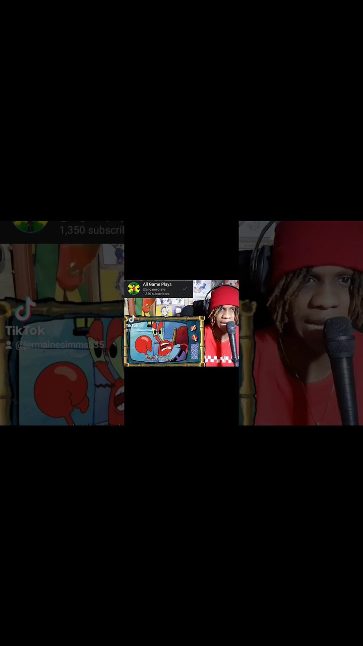 Spongebob choking the hell out of Mr krabs #spongebobsquarepants #shorts