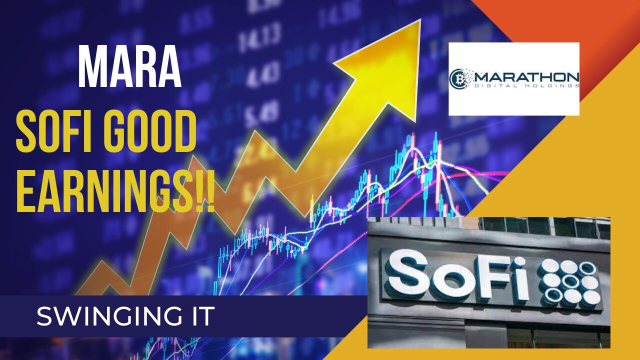 SOFI Great Earnings!! MARA STOCK!!! 1/29 pre market open update!!