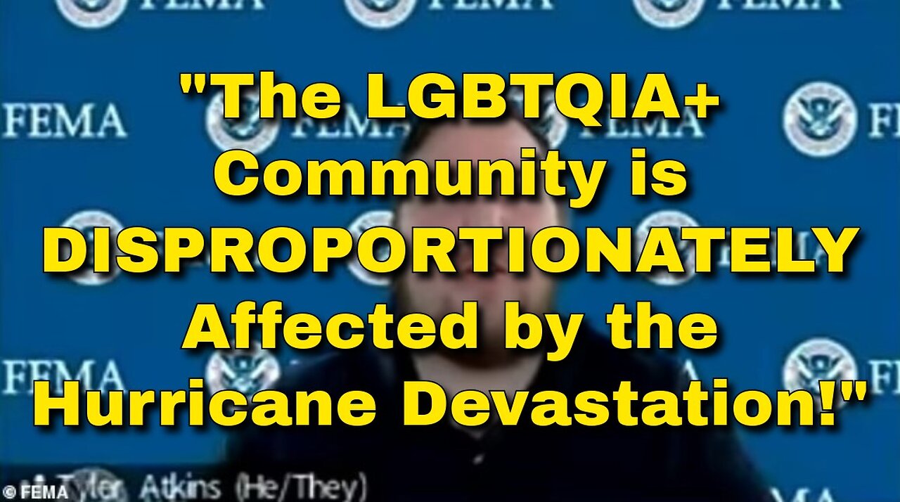 FEMA IS WOKE