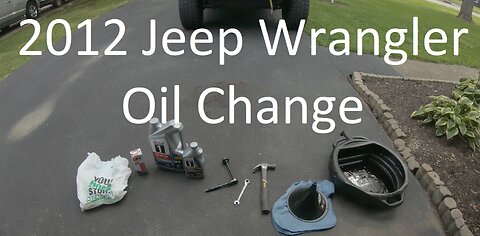 2012 Jeep Oil change.