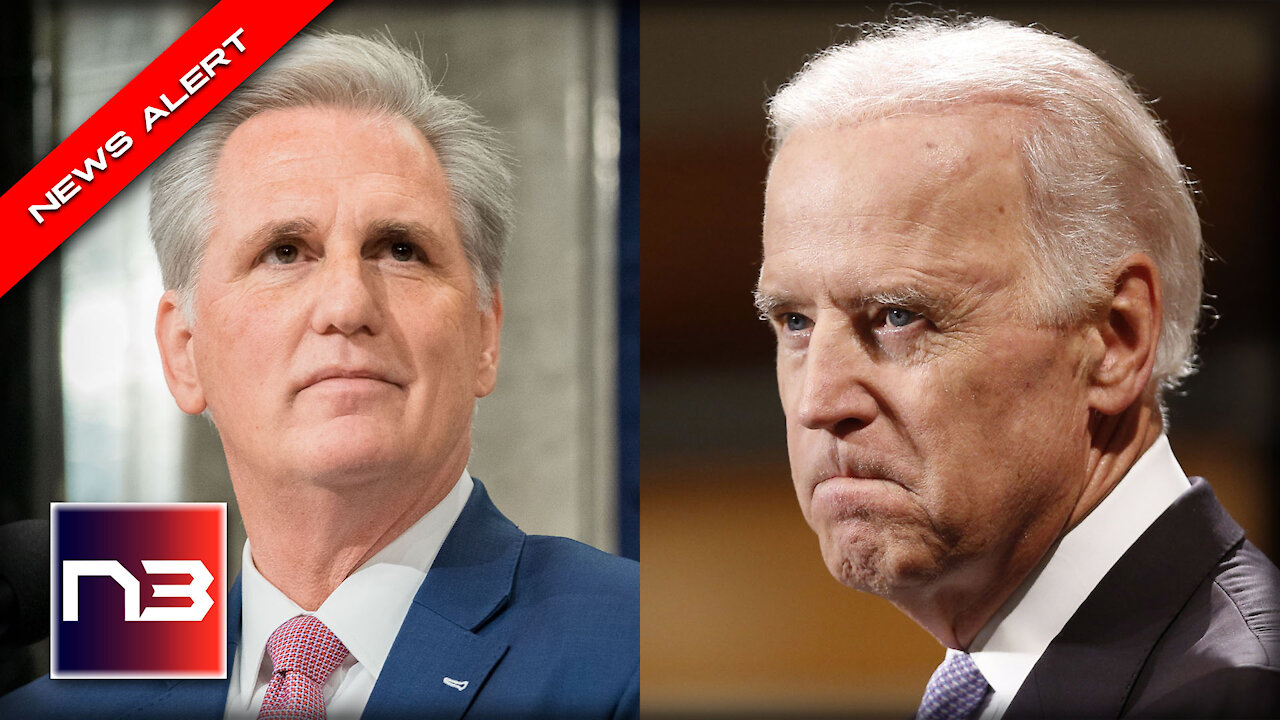 BOOM! Leader McCarthy SLAMS Biden during BRUTAL Beatdown Outside the Capitol