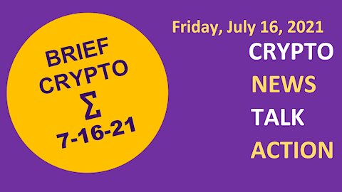 Crypto News Talk Action 16 July Bitcoin BTC Ethereum ETH Cardano ADA Solana SOL DOT
