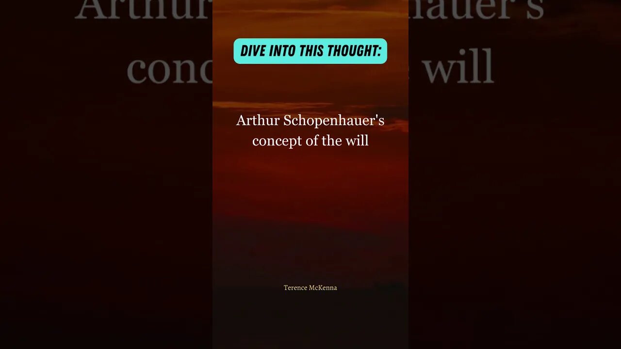 Schopenhauer on desire The will's driving force, inherent suffering 🌀