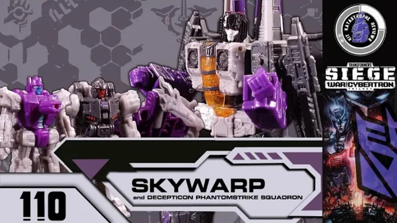 Transformers: Siege SKYWARP & DECEPTICON PHANTOMSTRIKE SQUADRON [Voyager, 2019] | Kit Reviews #110