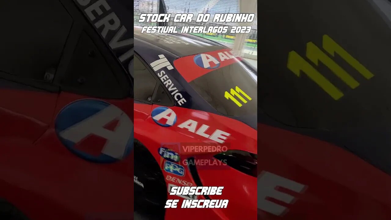 O STOCK CAR do RUBINHO BARRICHELLO no FESTIVAL INTERLAGOS 2023! #stockcar #interlagos #barrichello