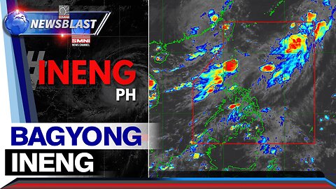 Bagyong #InengPH, napanatili ang lakas; Habagat, nagdudulot ng mga pag-ulan sa Luzon