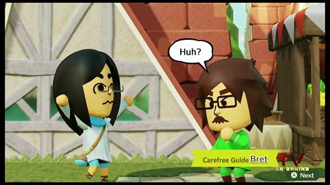 Miitopia - Mii residents reminded that face stealing monsters DO exist - NO COMMENTARY Part 2