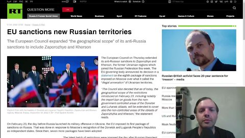 EU sanctions new Russian territories despite them being “illegal annexed”