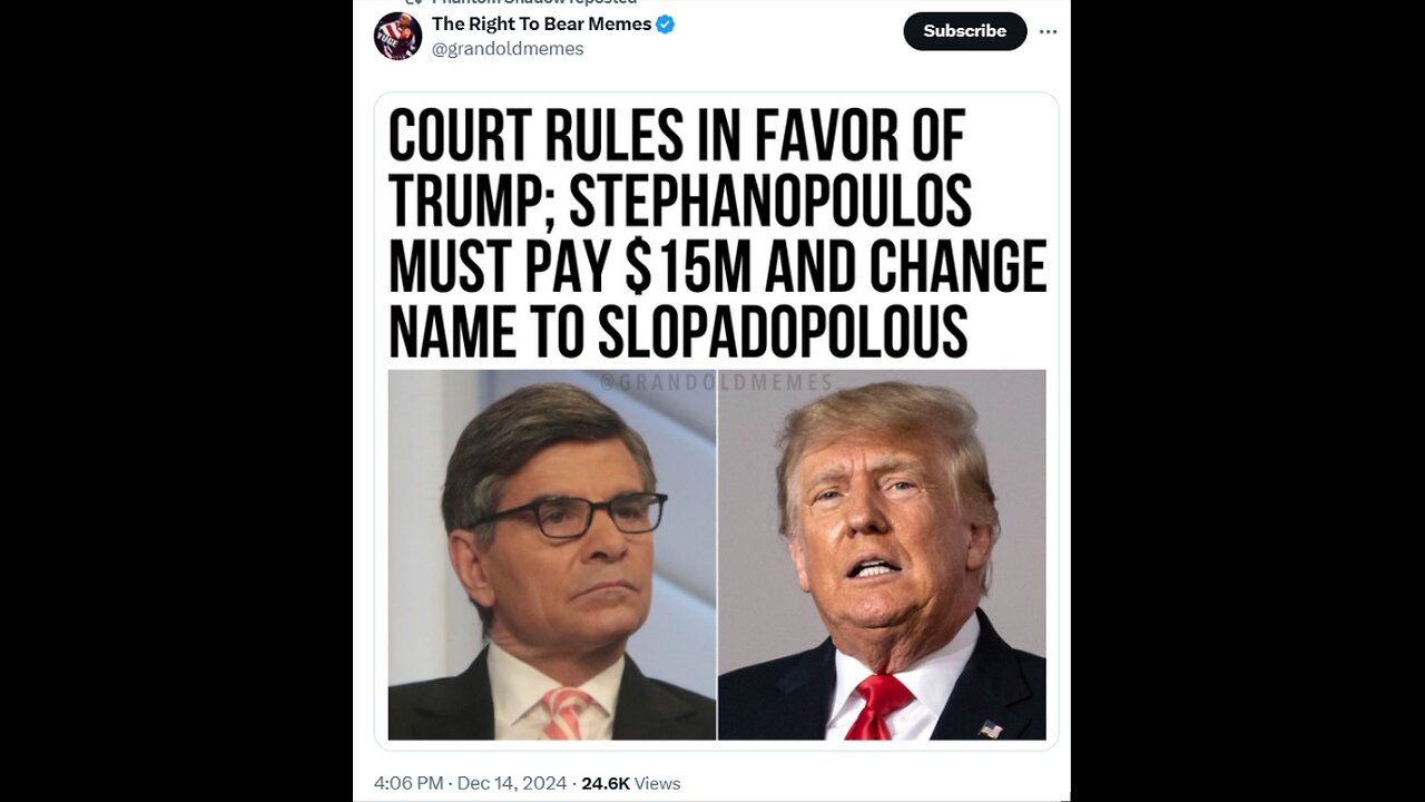 “Slopadopoulos”? Outstanding. Tricky to spell, but outstanding.