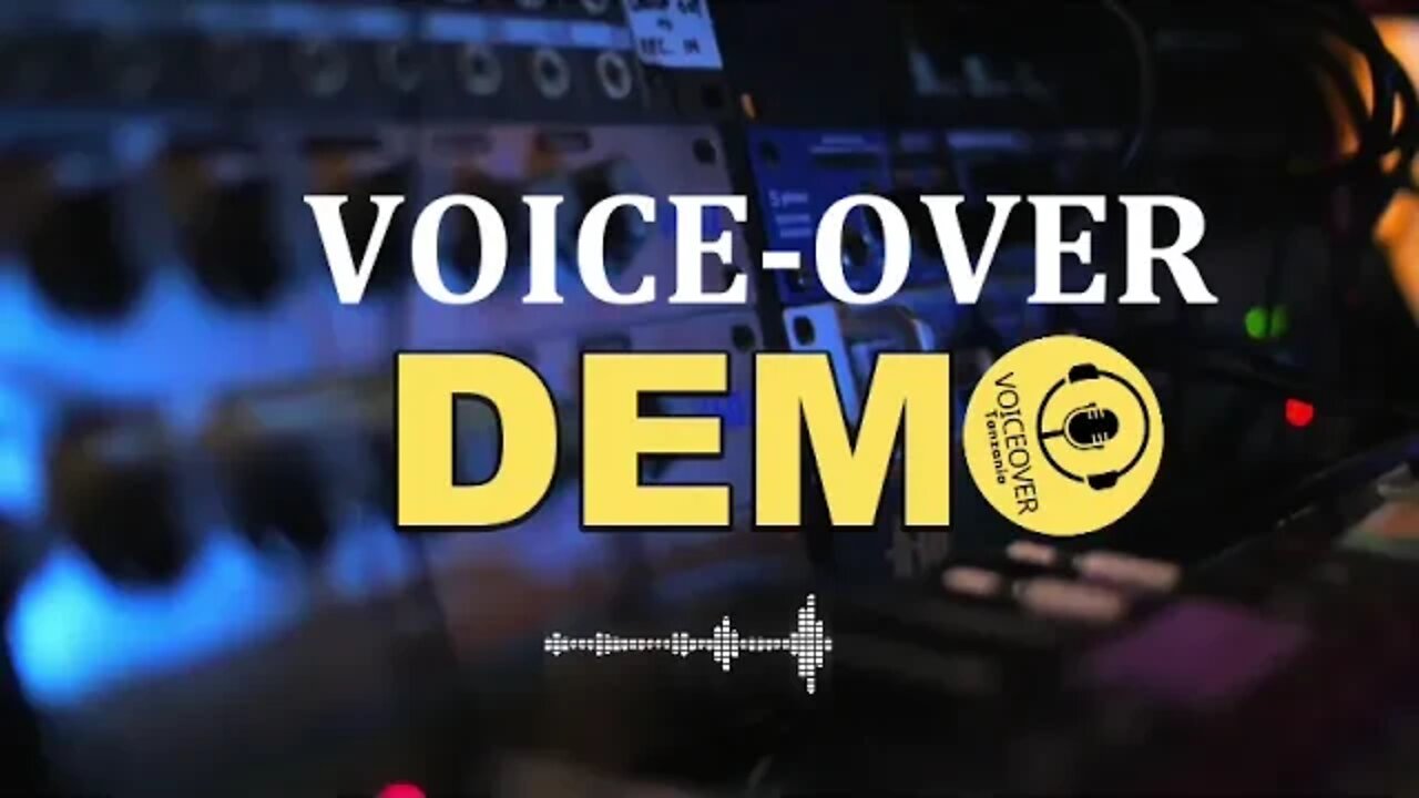 CHUKUA SAMPLE SCRIPT NA VOICEOVER DEMO | Ezden Jumanne