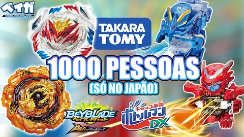 1000 PESSOAS SERÃO SORTEADAS PELA TAKARA TOMY e receberão produtos de Bottleman e Beyblade!