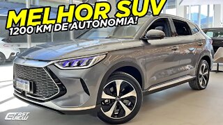 NOVO BYD SONG PLUS 2022 FAZ COMPASS 4XE CHORAR COM 1200 KM DE AUTONOMIA E ACABAMENTO LUXUOSO!