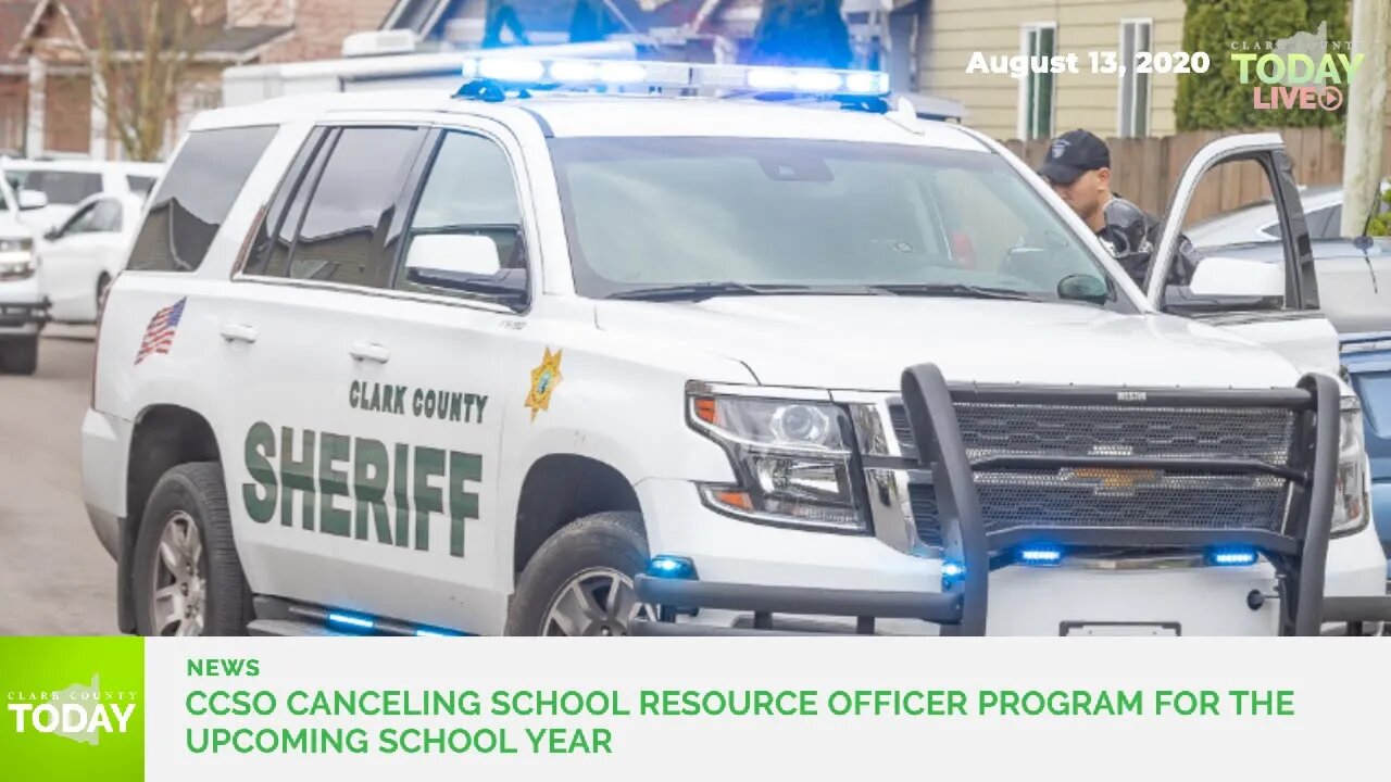 CCSO canceling School Resource Officer program for the upcoming school year