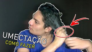 MELHOR FORMA DE COMO FAZER UMECTAÇÃO NO CABELO CORRETAMENTE