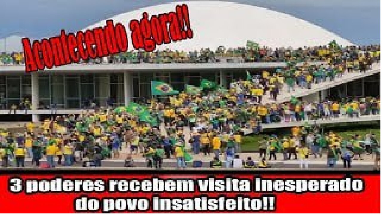 3 poderes recebem visita inesperado do povo insatisfeito!
