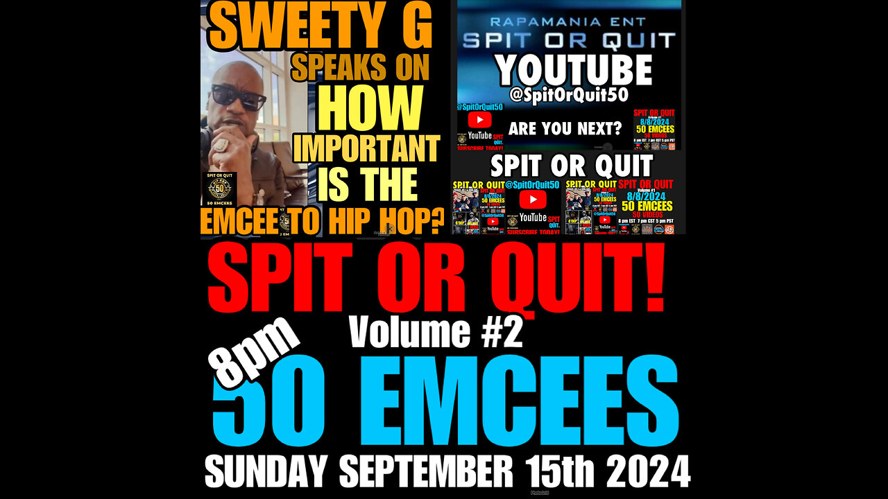 SORQ #31 SWEETY G-HOW IMPORTANT IS THE EMCEE TO HIP HOP?