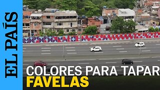 G-20 | Paneles de colores para ocultar las favelas a los líderes del G20 | EL PAÍS