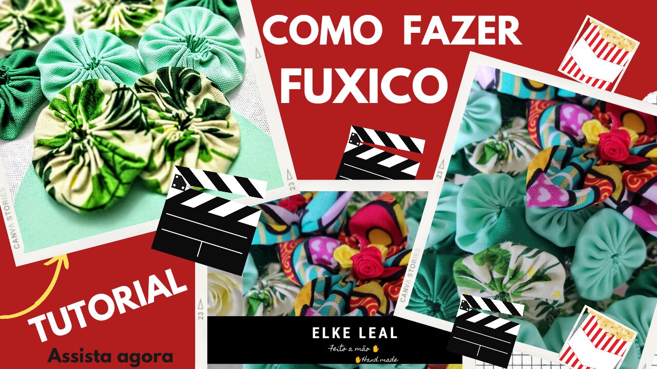 COMO FAZER FUXICO SIMPLES