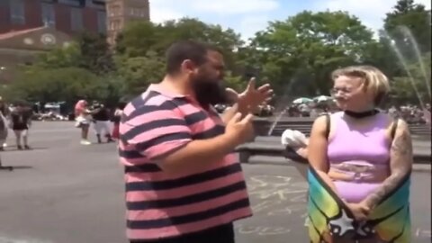 New York mother thinks its ok to expose children to adult gay pride parade