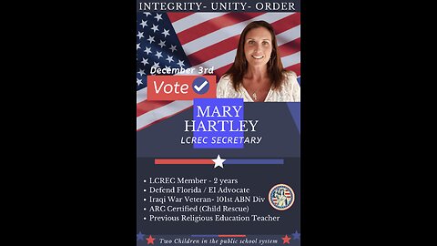 Mary Hartley for LCREC Secretary