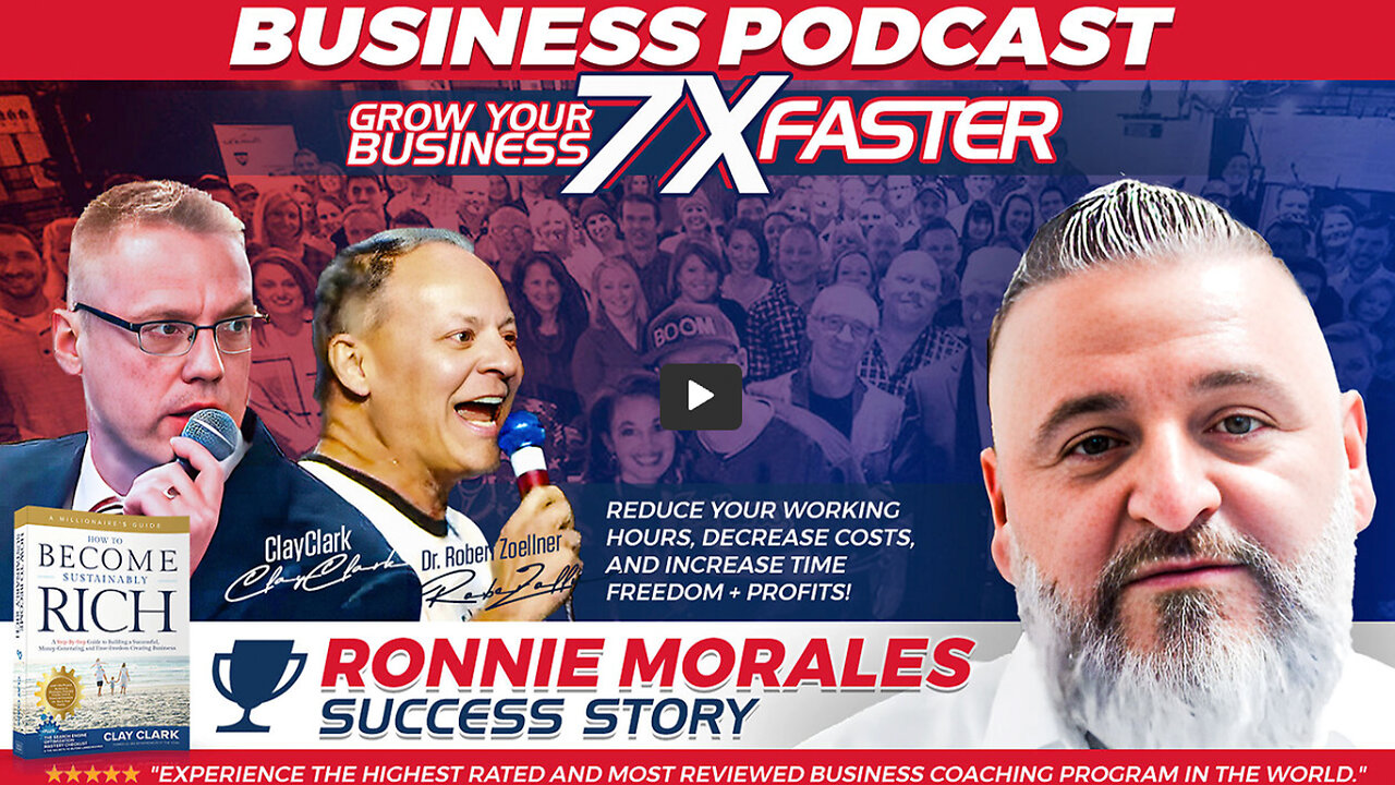 Business Podcasts | Learn Clay Clark's Proven 14 Steps to Achieving Massive Business Success!!! + Celebrating the Ronnie Morales (www.MoralesBrothers.net) 50% Growth & Success Story!!! (The Ronnie Morales Brothers Interview Part 1 & 2)