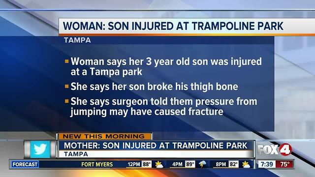 Florida boy, 3, in body cast after injury occurs on trampoline