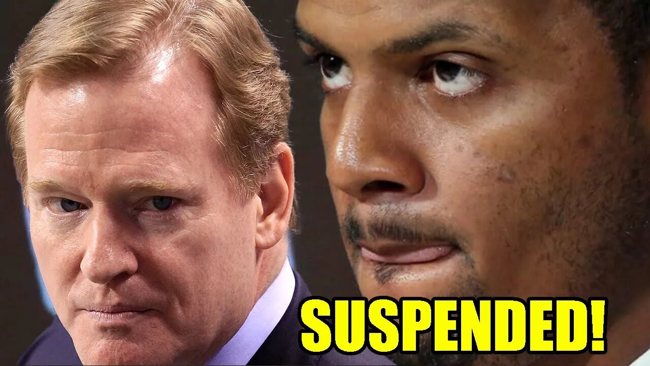 Browns QB Deshaun Watson SUSPENDED 6 Games for VIOLATING the Personal Conduct Policy!