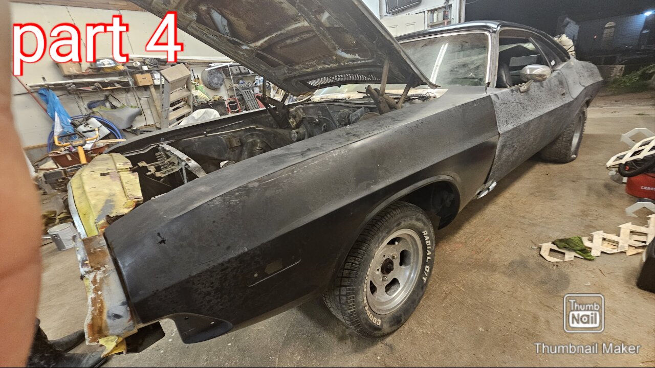 1973 dodge Challenger srt part 4 Fabrication