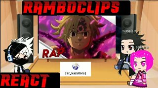 Time Naruto React ao Rap do Meliodas #anime #reaction