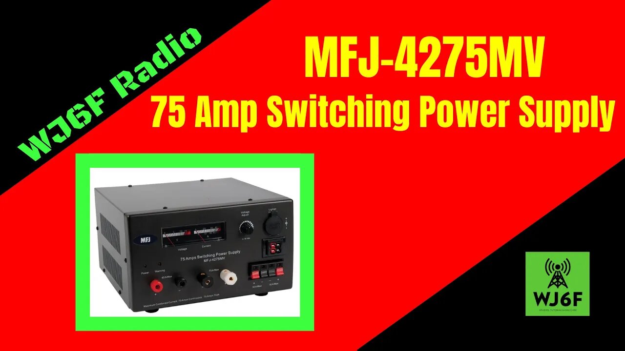 MFJ-4275MV 75 Amp Switching Power Supply