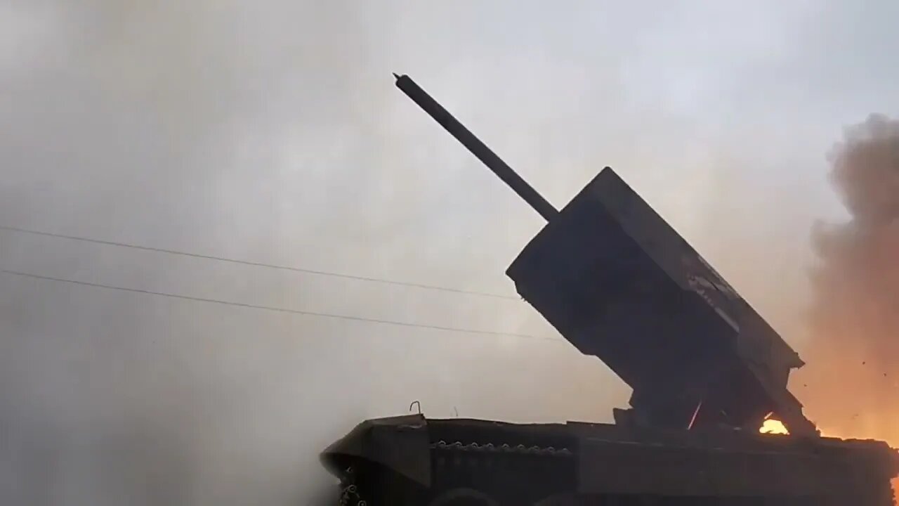 🇷🇺🇺🇦Combat Operations of The TOS-1A "Solntsepyok" Destroying Ukrainian Concentrations