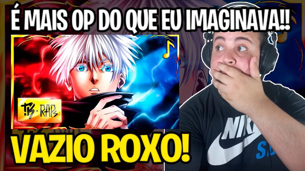 REACT Vazio Roxo │ Satoru Gojo (Jujutsu Kaisen) │ TK RAPS