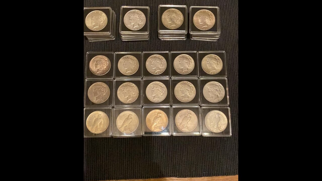 Peace dollar/ silverdollar US 1921-1935 buy silver!