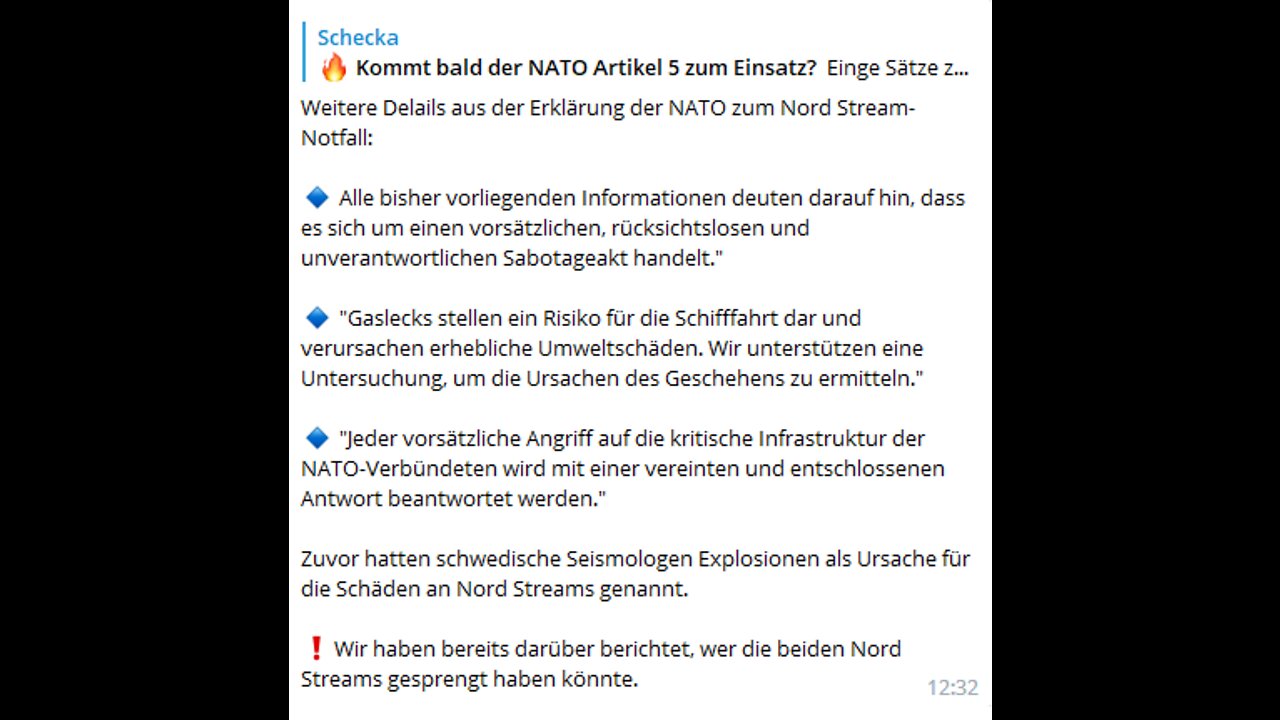 NATO Artikel 5 Bündnisfall ( Im Foto )