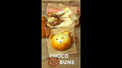 Tangzhong Nutella Bear Buns