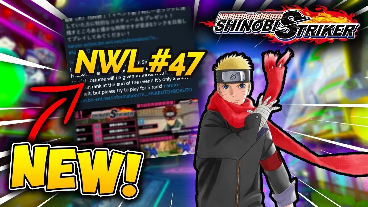 Ninja World League #47 Rewards [Naruto to Boruto: Shinobi Striker]