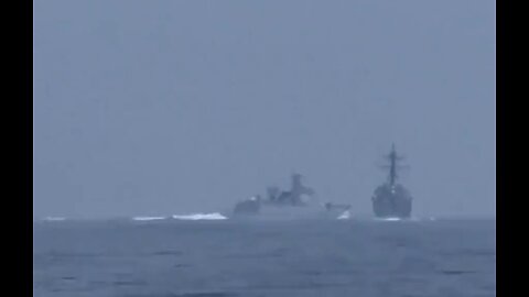 Chinese Navy Ship Almost Hits U.S Destroyer