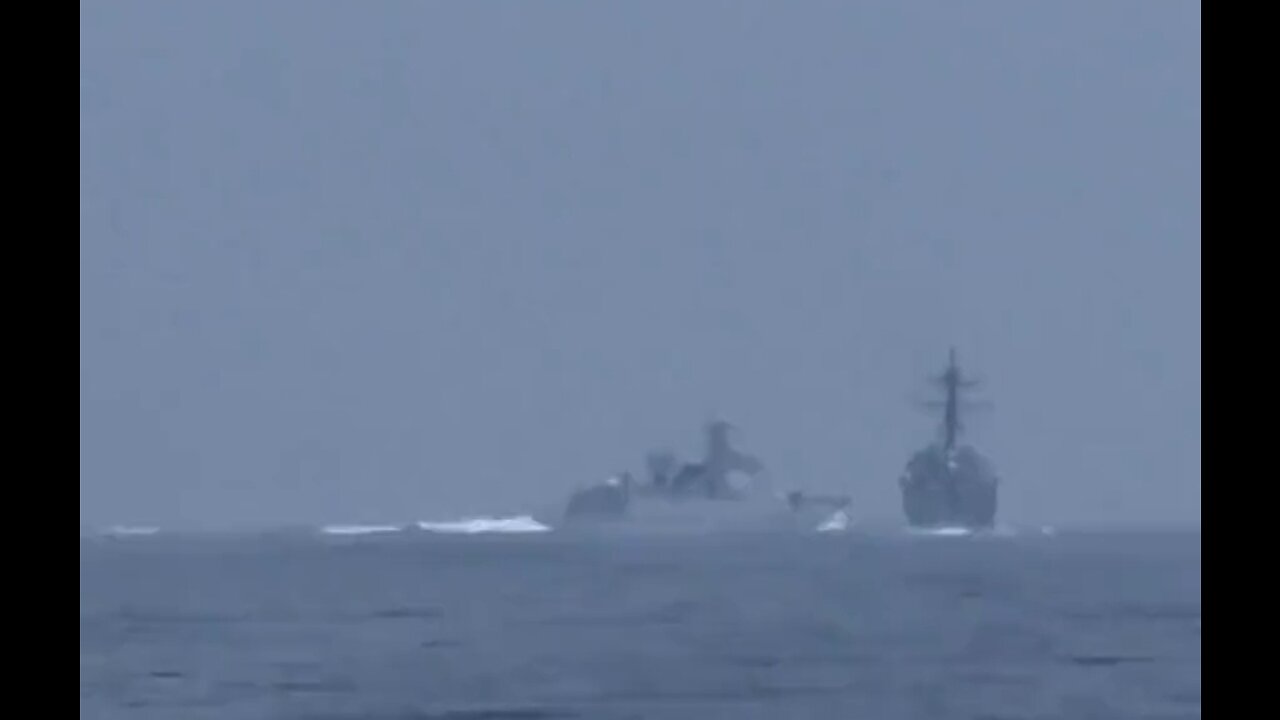 Chinese Navy Ship Almost Hits U.S Destroyer