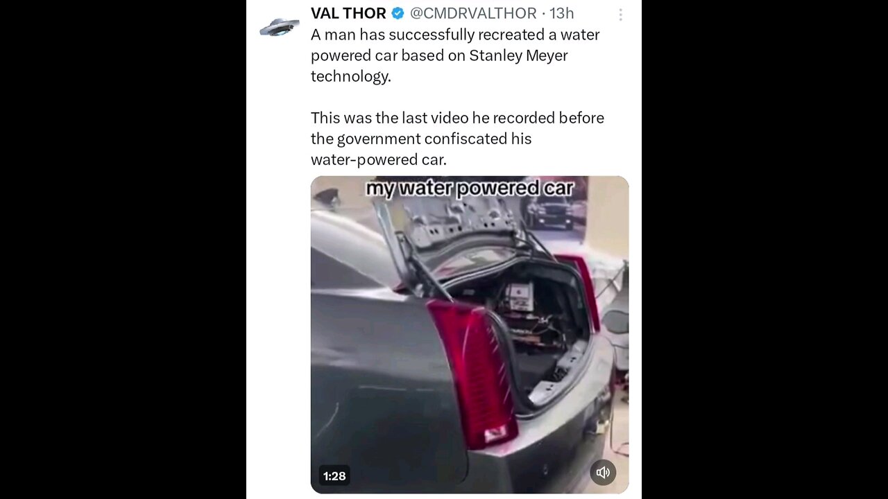 Water powered Car 🚗 first and last 🚘 🚔