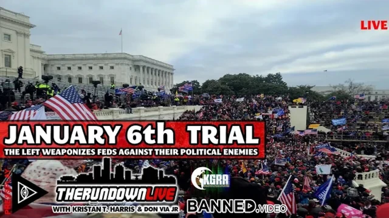 The Rundown Live #850 - Jan 6 Trial Starts, Pipe Bomber Still MIA, Open Lines, Demonic AI, Robots