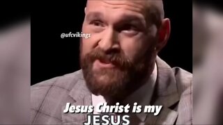 TYSON FURY says JESUS IS LORD Christian reaction