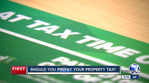 Should you prepay your property tax?