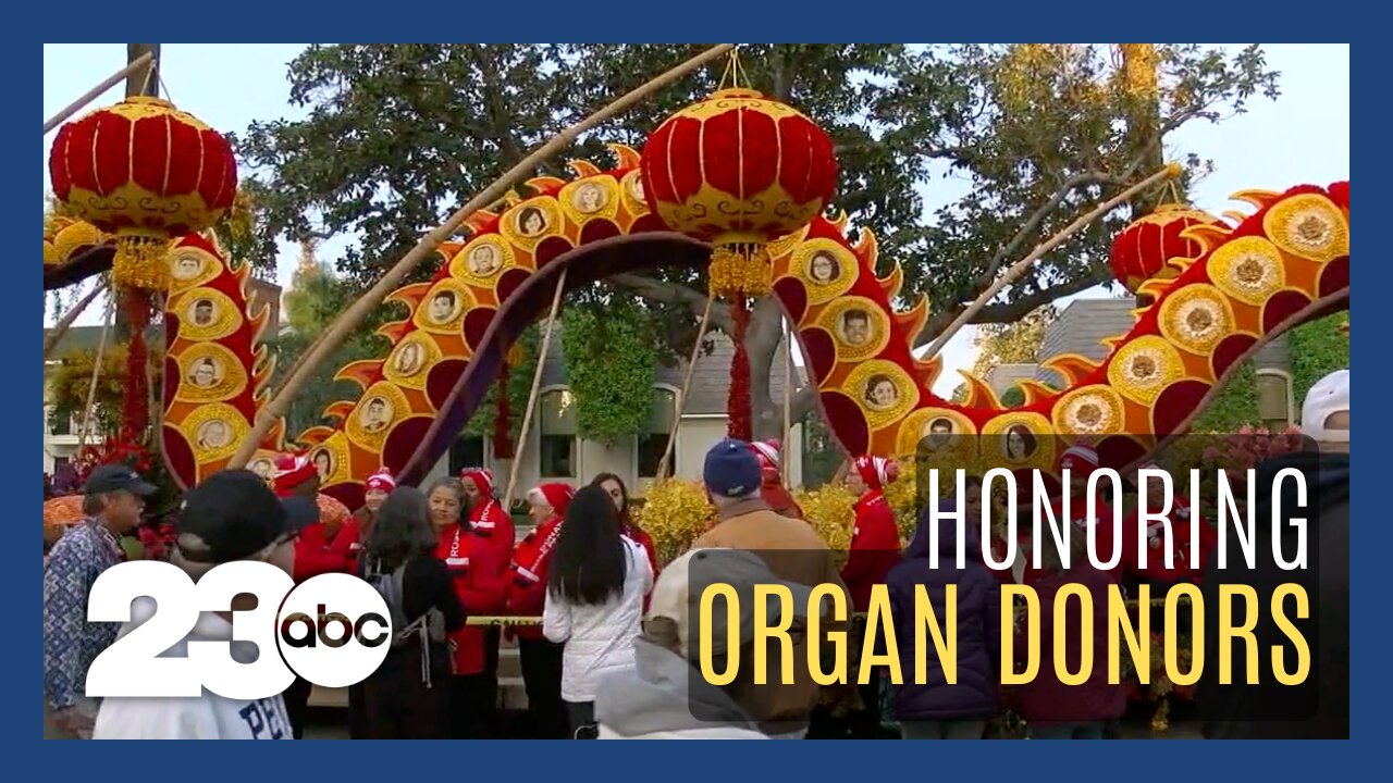 Rose Parade float honoring Kern County organ donor wins top award