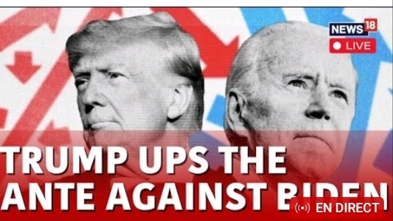 Trump ups the ante against biden