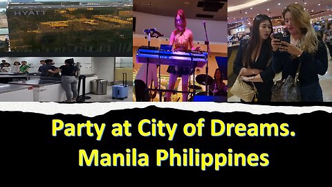 Party at City of Dreams. Philippines Manila.